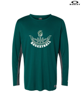 Athens Academy Basketball Outline - Mens Oakley Longsleeve