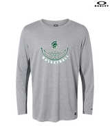 Athens Academy Basketball Outline - Mens Oakley Longsleeve