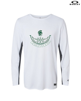Athens Academy Basketball Outline - Mens Oakley Longsleeve