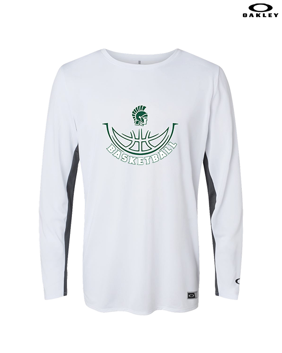 Athens Academy Basketball Outline - Mens Oakley Longsleeve