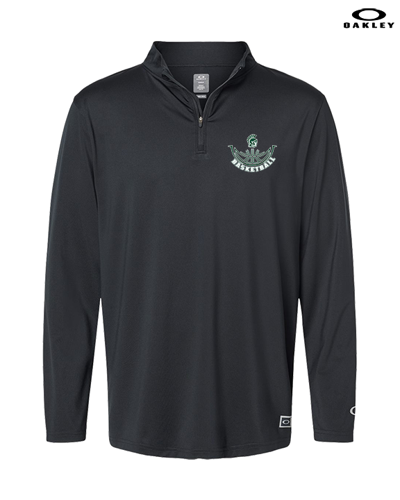 Athens Academy Basketball Outline - Mens Oakley Quarter Zip