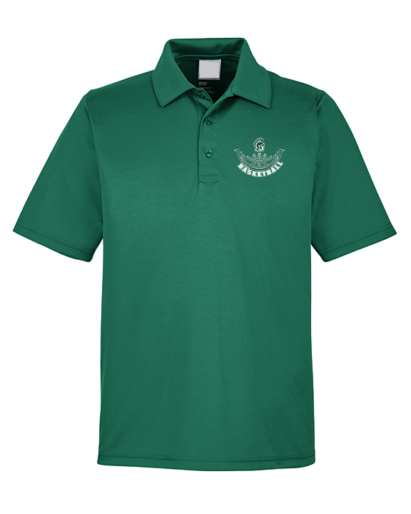 Athens Academy Basketball Outline - Mens Polo