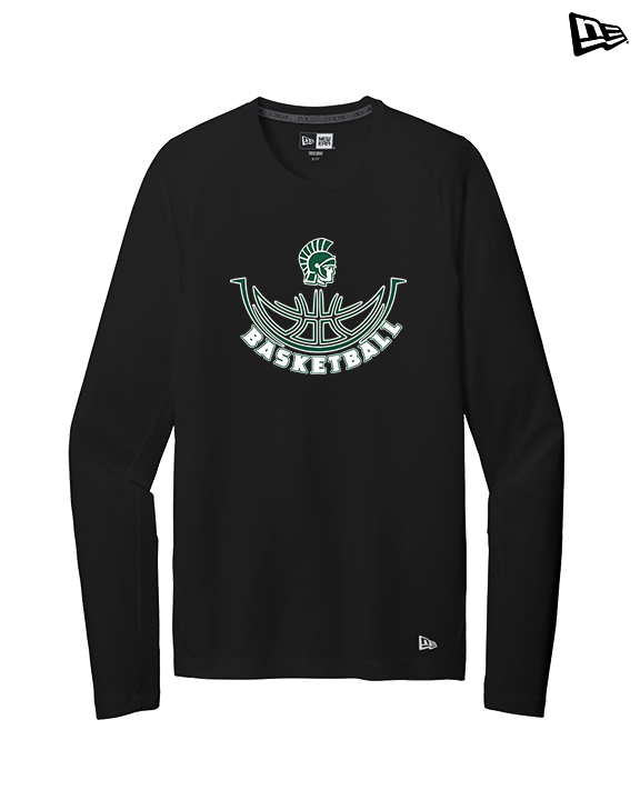 Athens Academy Basketball Outline - New Era Performance Long Sleeve