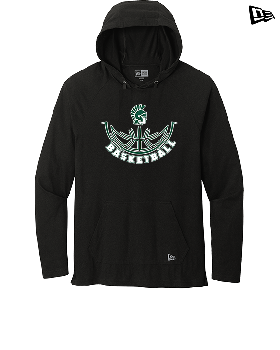 Athens Academy Basketball Outline - New Era Tri-Blend Hoodie