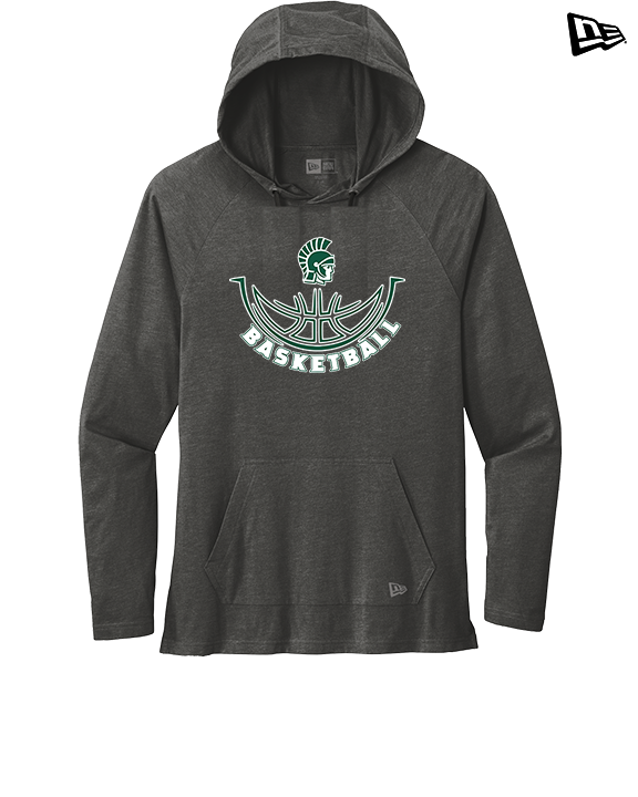 Athens Academy Basketball Outline - New Era Tri-Blend Hoodie