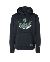 Athens Academy Basketball Outline - Oakley Performance Hoodie