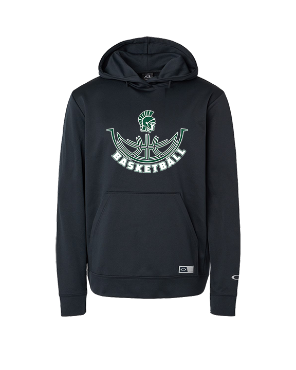 Athens Academy Basketball Outline - Oakley Performance Hoodie