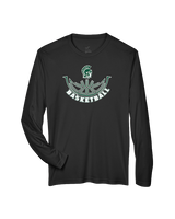 Athens Academy Basketball Outline - Performance Longsleeve