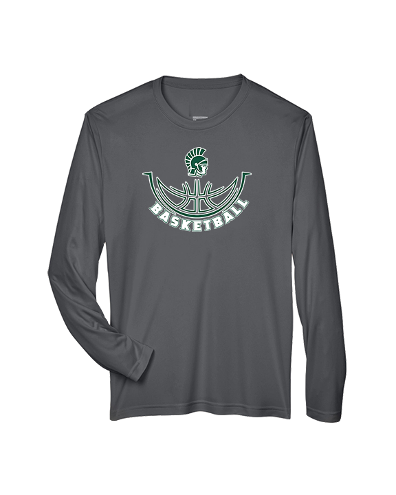 Athens Academy Basketball Outline - Performance Longsleeve