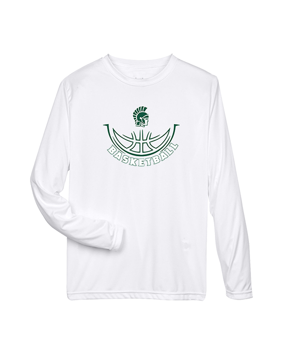 Athens Academy Basketball Outline - Performance Longsleeve
