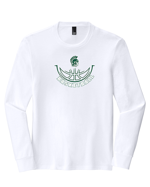 Athens Academy Basketball Outline - Tri-Blend Long Sleeve