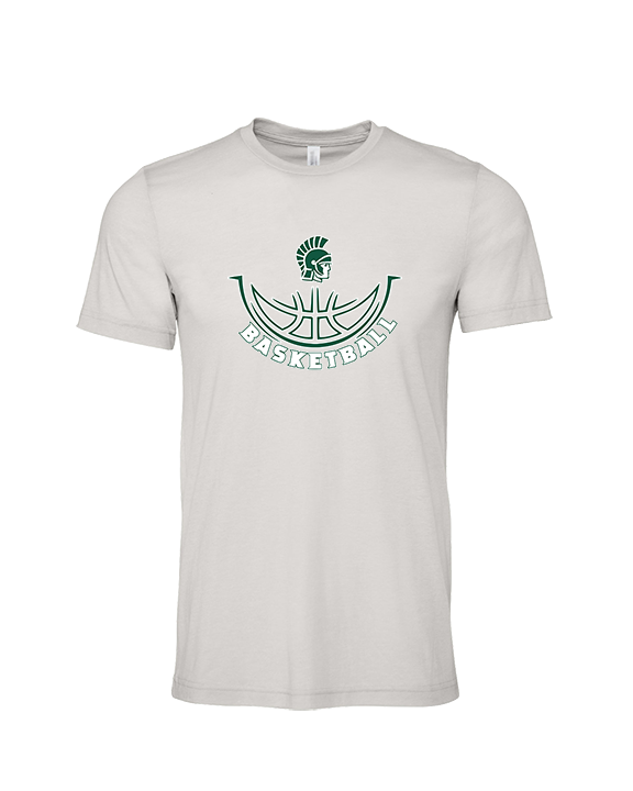 Athens Academy Basketball Outline - Tri-Blend Shirt