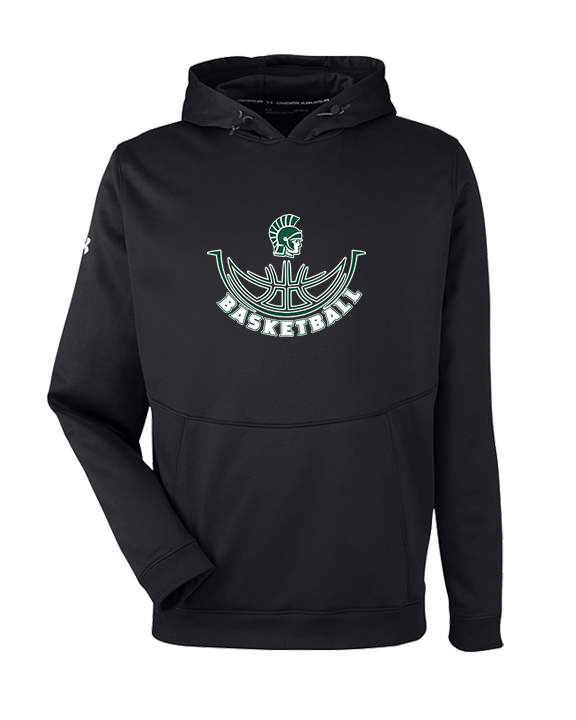 Athens Academy Basketball Outline - Under Armour Mens Storm Fleece