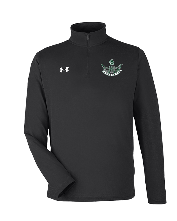 Athens Academy Basketball Outline - Under Armour Mens Tech Quarter Zip