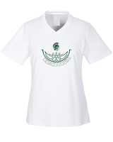 Athens Academy Basketball Outline - Womens Performance Shirt