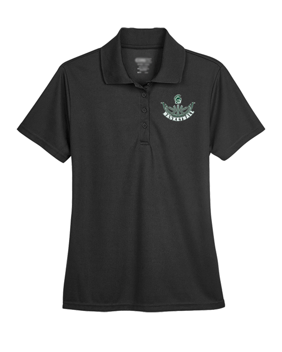 Athens Academy Basketball Outline - Womens Polo