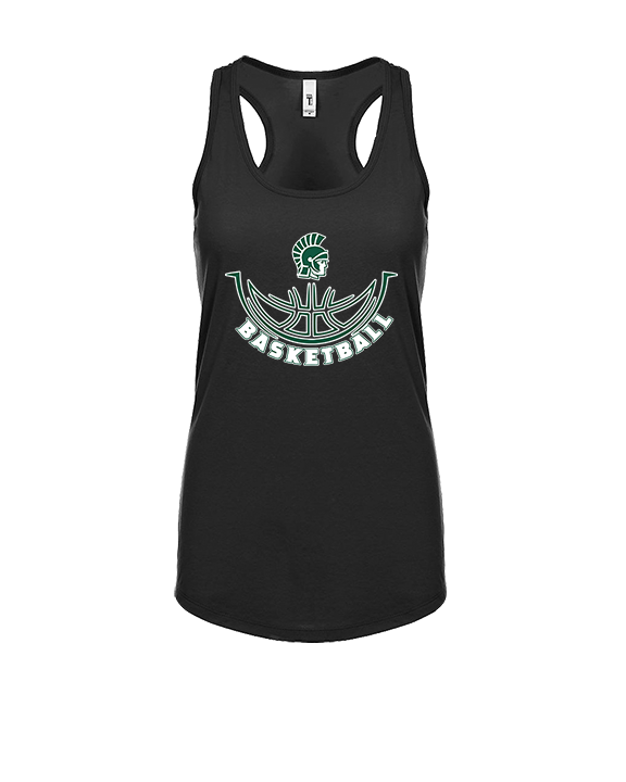 Athens Academy Basketball Outline - Womens Tank Top
