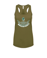 Athens Academy Basketball Outline - Womens Tank Top