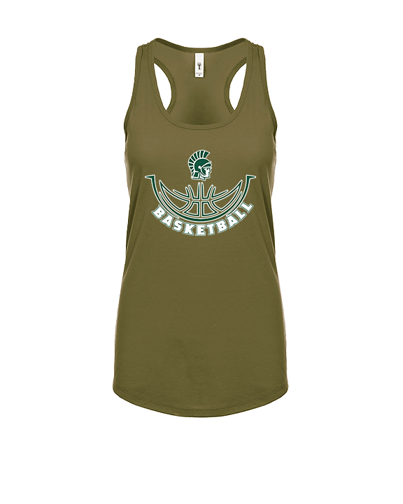 Athens Academy Basketball Outline - Womens Tank Top