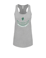 Athens Academy Basketball Outline - Womens Tank Top