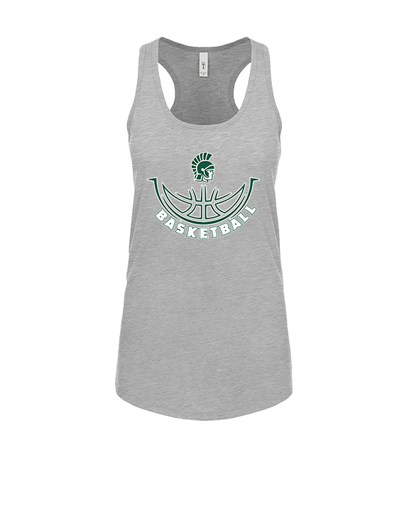Athens Academy Basketball Outline - Womens Tank Top