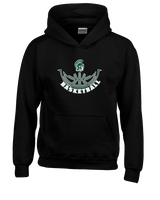 Athens Academy Basketball Outline - Youth Hoodie