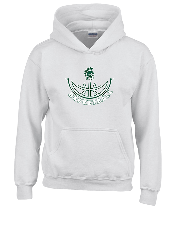 Athens Academy Basketball Outline - Youth Hoodie