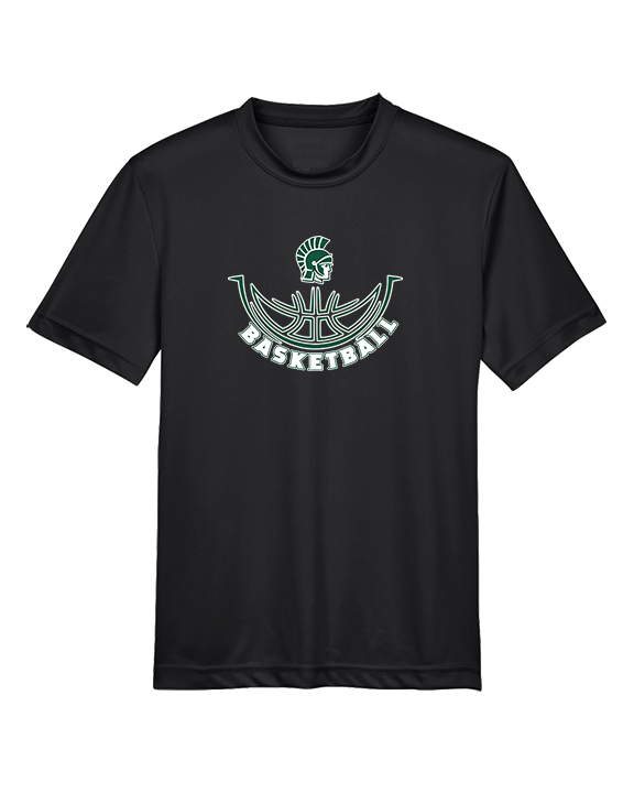Athens Academy Basketball Outline - Youth Performance Shirt