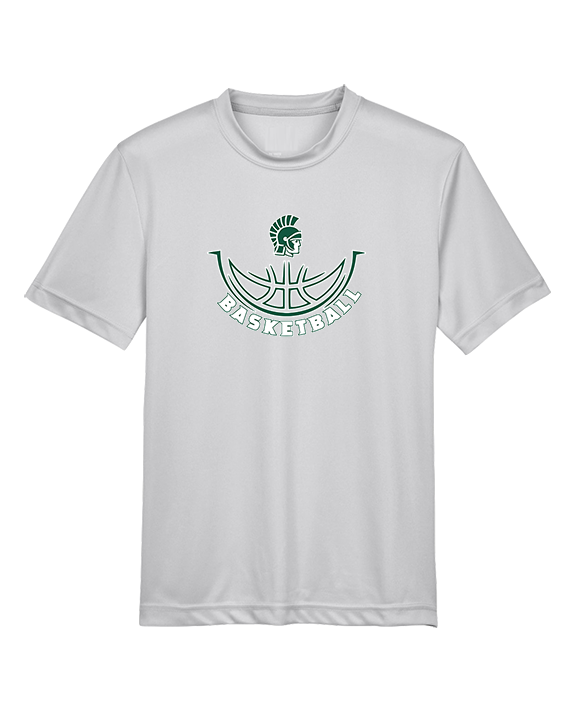 Athens Academy Basketball Outline - Youth Performance Shirt