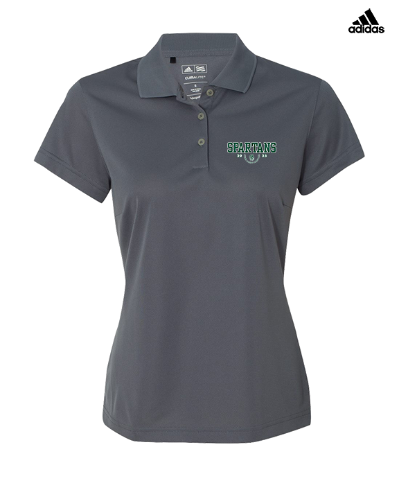 Athens Academy Basketball Swoop - Adidas Womens Polo