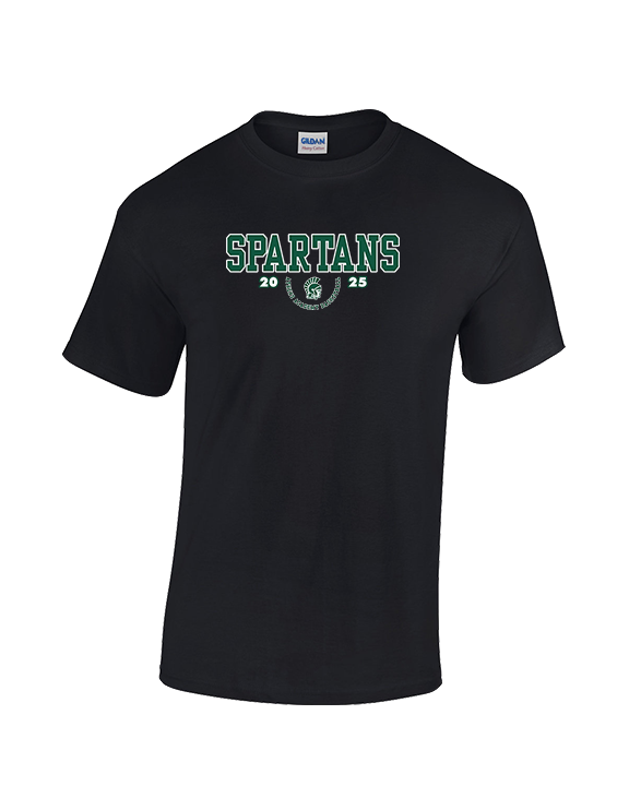 Athens Academy Basketball Swoop - Cotton T-Shirt