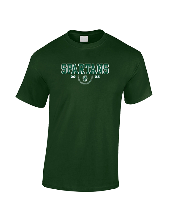 Athens Academy Basketball Swoop - Cotton T-Shirt