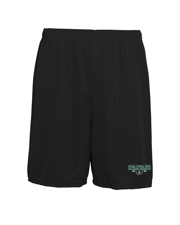 Athens Academy Basketball Swoop - Mens 7inch Training Shorts