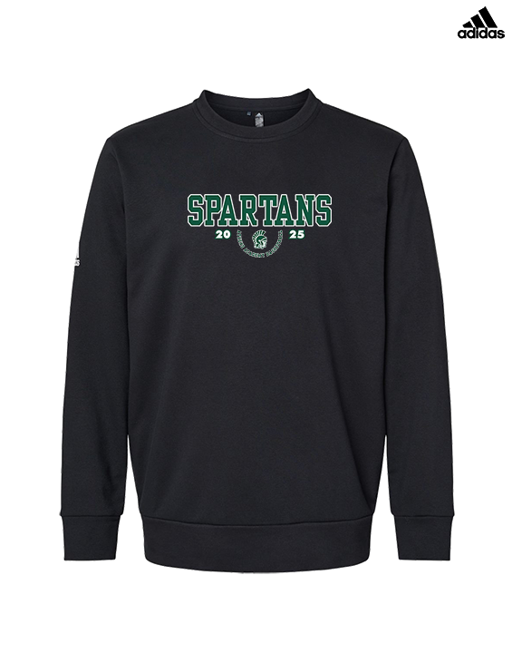 Athens Academy Basketball Swoop - Mens Adidas Crewneck