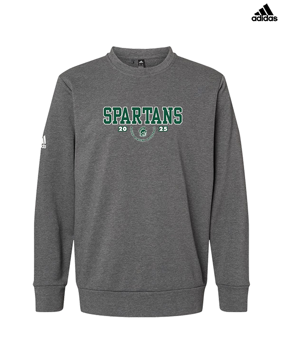 Athens Academy Basketball Swoop - Mens Adidas Crewneck