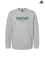 Athens Academy Basketball Swoop - Mens Adidas Crewneck