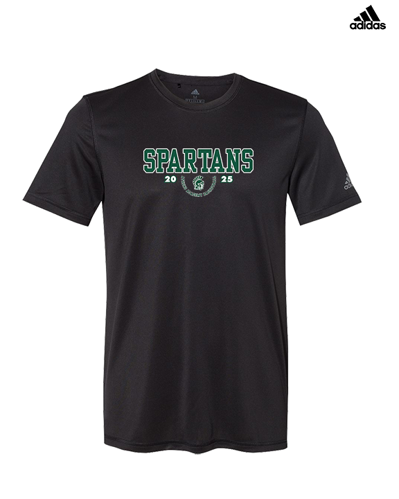 Athens Academy Basketball Swoop - Mens Adidas Performance Shirt