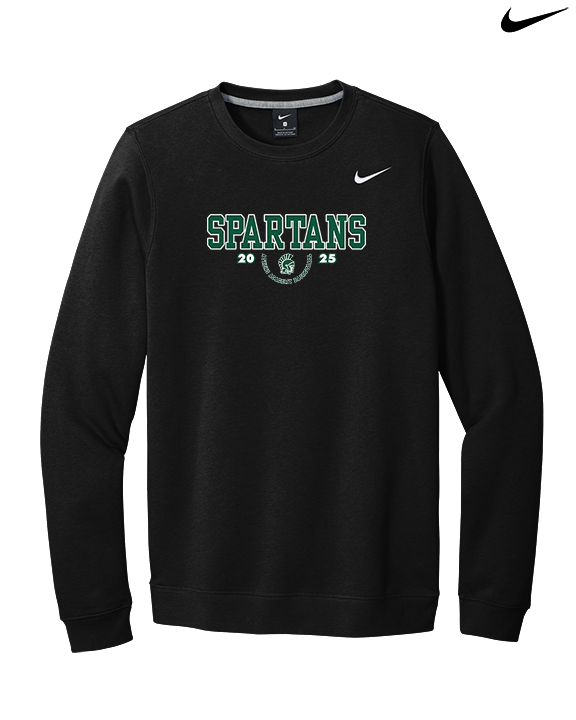 Athens Academy Basketball Swoop - Mens Nike Crewneck