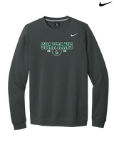 Athens Academy Basketball Swoop - Mens Nike Crewneck