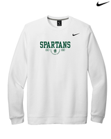Athens Academy Basketball Swoop - Mens Nike Crewneck
