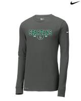 Athens Academy Basketball Swoop - Mens Nike Longsleeve