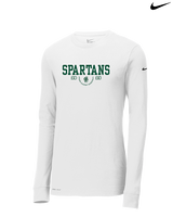 Athens Academy Basketball Swoop - Mens Nike Longsleeve