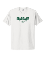 Athens Academy Basketball Swoop - Mens Select Cotton T-Shirt