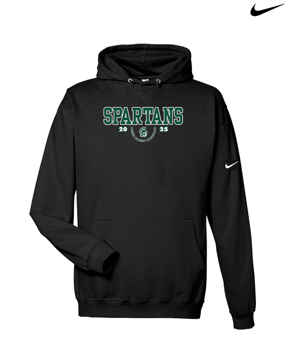 Athens Academy Basketball Swoop - Nike Club Fleece Hoodie