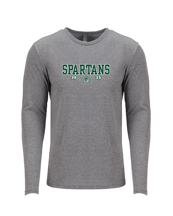 Athens Academy Basketball Swoop - Tri-Blend Long Sleeve
