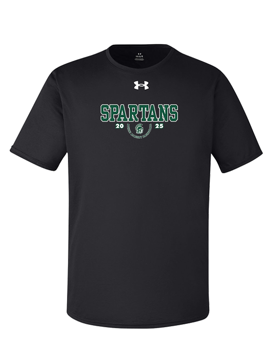 Athens Academy Basketball Swoop - Under Armour Mens Team Tech T-Shirt