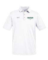 Athens Academy Basketball Swoop - Under Armour Mens Tech Polo