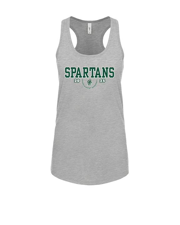 Athens Academy Basketball Swoop - Womens Tank Top