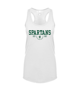 Athens Academy Basketball Swoop - Womens Tank Top