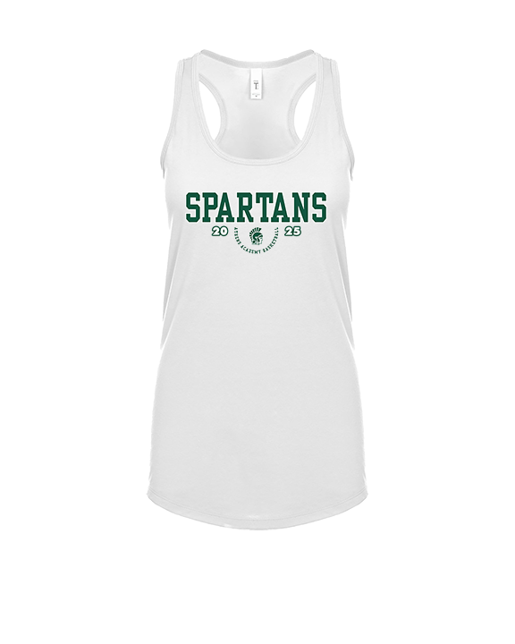 Athens Academy Basketball Swoop - Womens Tank Top
